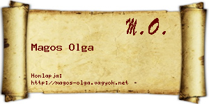 Magos Olga névjegykártya